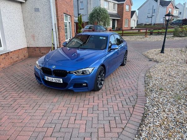 BMW 3-Series Saloon, Petrol Plug-in Hybrid, 2018, Blue