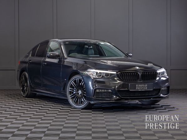 BMW 5-Series Saloon, Petrol Plug-in Hybrid, 2018, Black