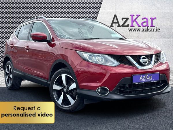 Nissan Qashqai Hatchback, Diesel, 2017, Red
