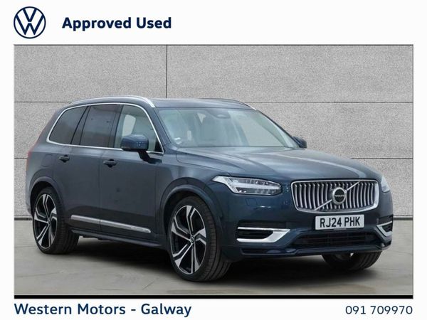 Volvo XC90 SUV, Petrol Hybrid, 2024, Blue
