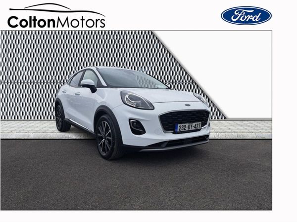 Ford Puma Crossover, Petrol Hybrid, 2023, White