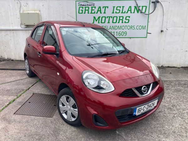 Nissan Micra Hatchback, Petrol, 2016, Red