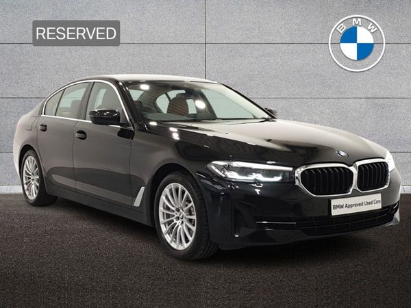 BMW 5-Series Saloon, Petrol Plug-in Hybrid, 2020, Black