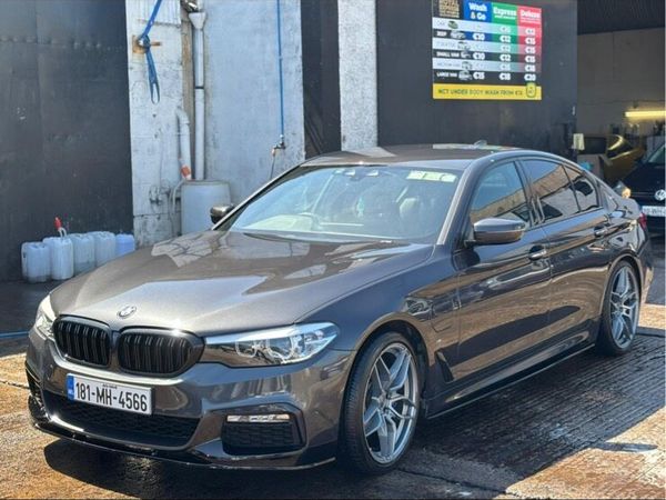 BMW 5-Series Saloon, Petrol Plug-in Hybrid, 2018, Grey