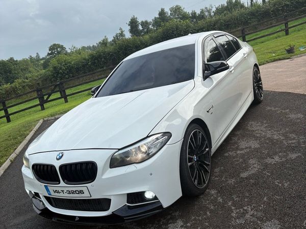 BMW 5-Series Saloon, Diesel, 2014, White