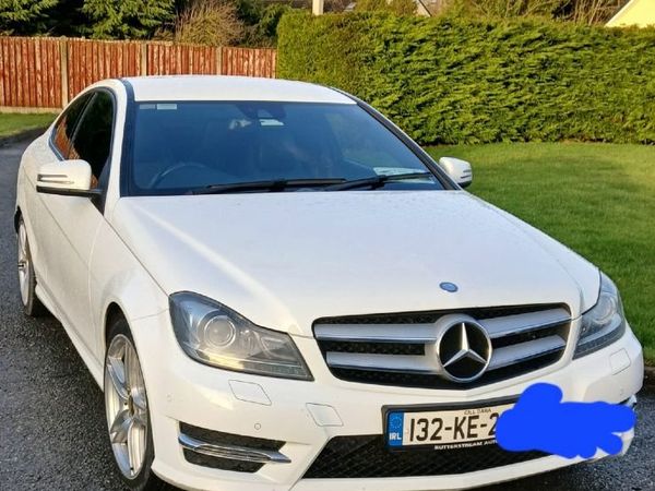 Mercedes-Benz C-Class Coupe, Diesel, 2013, White