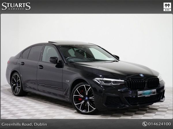 BMW 5-Series Saloon, Hybrid, 2022, Black