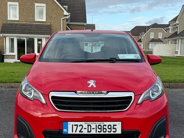 Peugeot 108 Hatchback, Petrol, 2017, Red