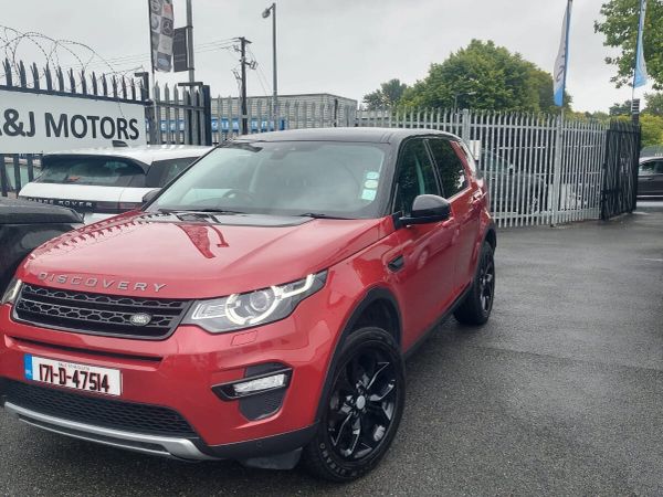 Land Rover Discovery Sport SUV, Diesel, 2017, Red