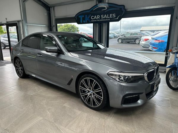 BMW 5-Series Saloon, Petrol Plug-in Hybrid, 2017, Blue
