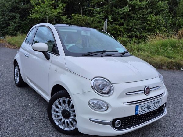 Fiat 500 Hatchback, Petrol, 2016, White