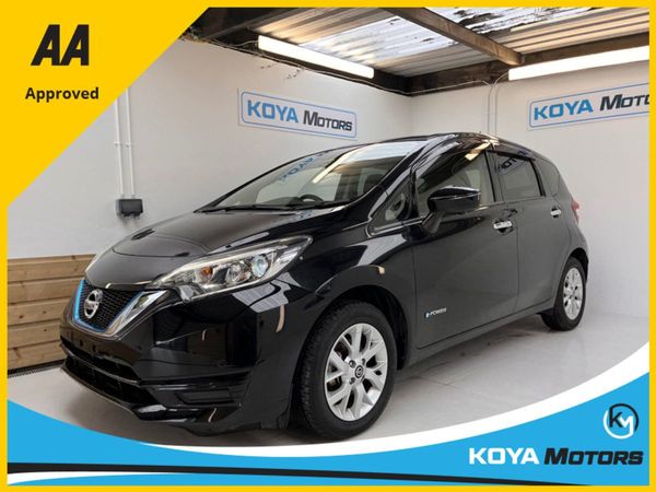 Nissan Note Hatchback, Petrol Hybrid, 2019, Black