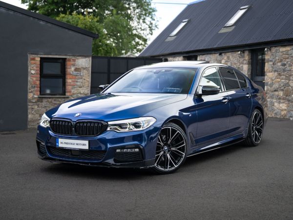 BMW 5-Series Saloon, Diesel, 2018, Blue
