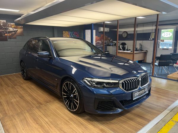 BMW 5-Series Estate, Diesel, 2022, Blue