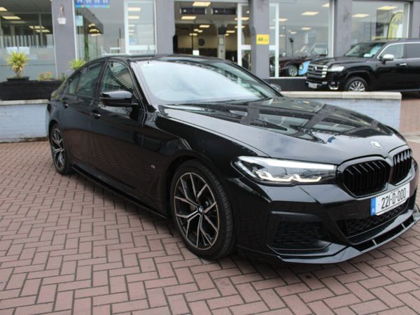 BMW 5-Series Saloon, Diesel Hybrid, 2022, Black