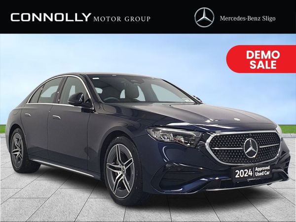 Mercedes-Benz E-Class Saloon, Diesel Hybrid, 2024, Blue