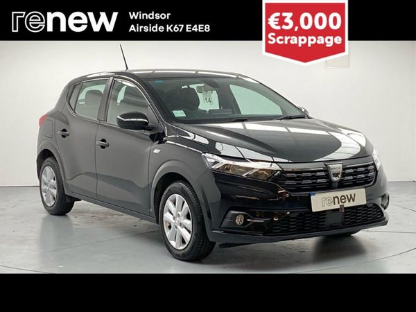 Dacia Sandero Hatchback, Petrol, 2022, Black