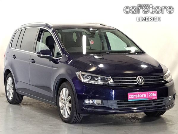 Volkswagen Touran MPV, Petrol, 2016, Blue