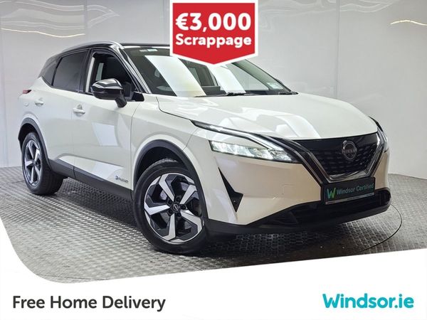 Nissan Qashqai MPV, Hybrid, 2023, White