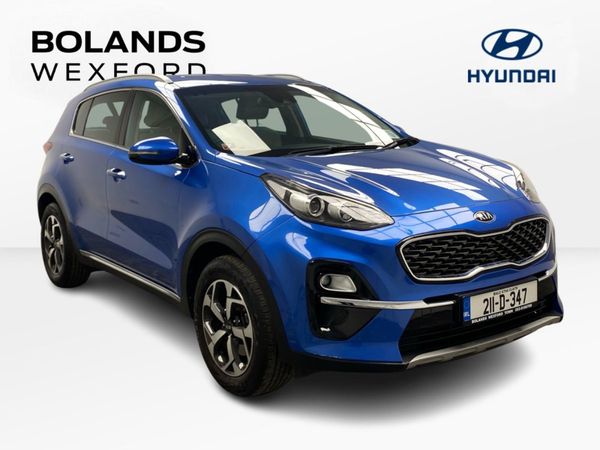 Kia Sportage SUV, Diesel Hybrid, 2021, Blue
