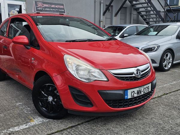 Vauxhall Corsa Hatchback, Petrol, 2012, Red