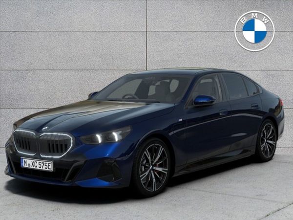BMW 5-Series Saloon, Petrol Plug-in Hybrid, 2025, Blue