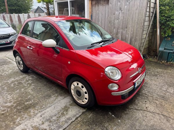 Fiat 500 Hatchback, Petrol, 2014, Red