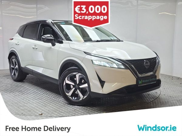 Nissan Qashqai MPV, Petrol, 2023, White