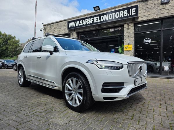 Volvo XC90 SUV, Petrol Plug-in Hybrid, 2017, White