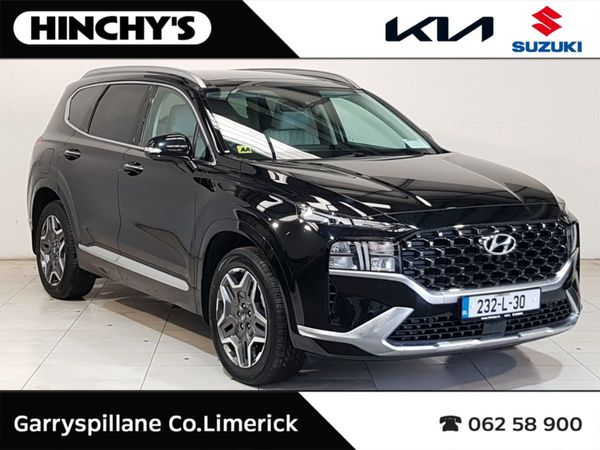 Hyundai Santa Fe SUV, Petrol Plug-in Hybrid, 2023, Black