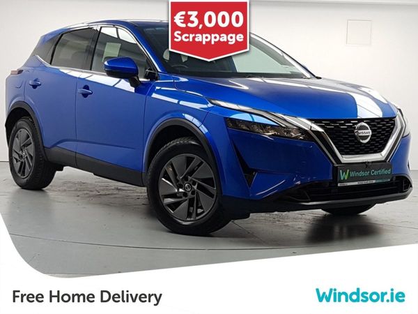 Nissan Qashqai MPV, Petrol Hybrid, 2022, Blue
