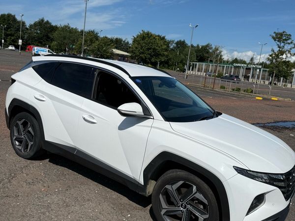 Hyundai Tucson SUV, Petrol Hybrid, 2022, White