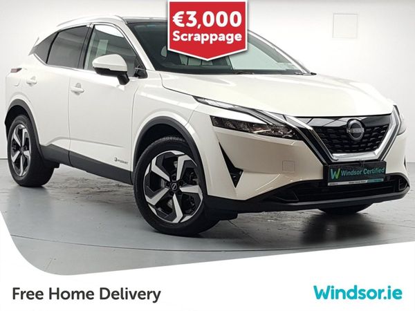 Nissan Qashqai MPV, Hybrid, 2023, White