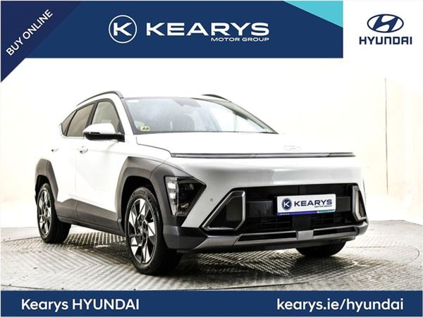 Hyundai KONA Crossover, Petrol Hybrid, 2023, White