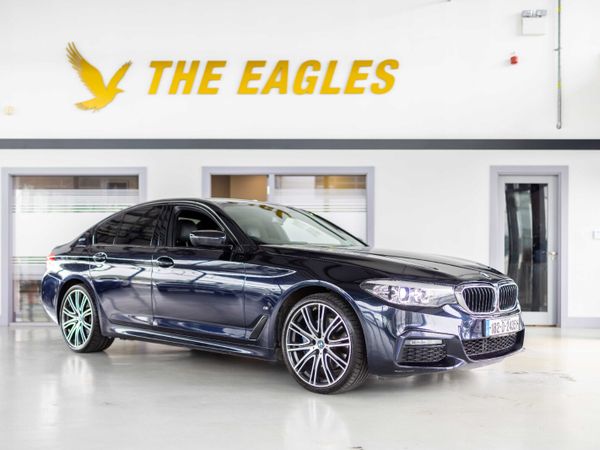 BMW 5-Series Saloon, Petrol Plug-in Hybrid, 2018, Black