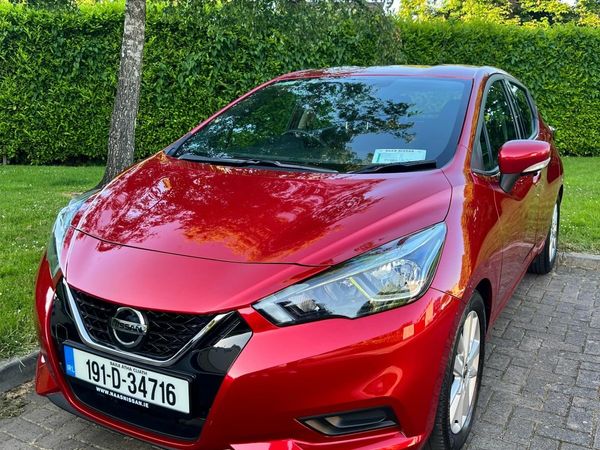 Nissan Micra Hatchback, Petrol, 2019, Red