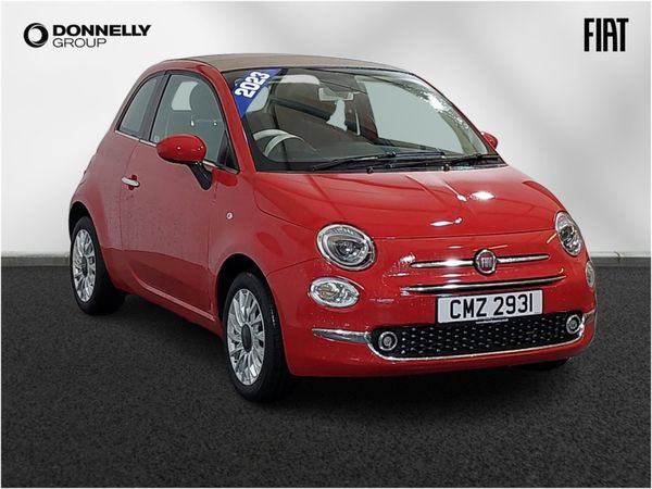Fiat 500 Convertible, Petrol, 2023, Red