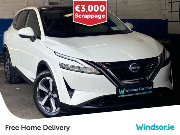 Nissan Qashqai MPV, Hybrid, 2023, White