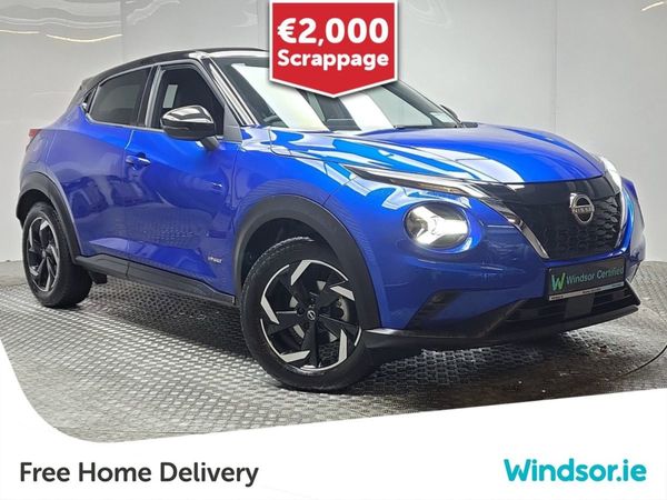 Nissan Juke SUV, Petrol Hybrid, 2024, Blue