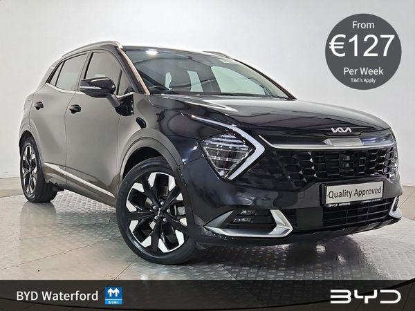 Kia Sportage SUV, Petrol Plug-in Hybrid, 2023, Black