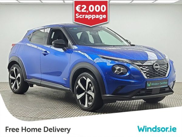 Nissan Juke SUV, Petrol Hybrid, 2024, Blue