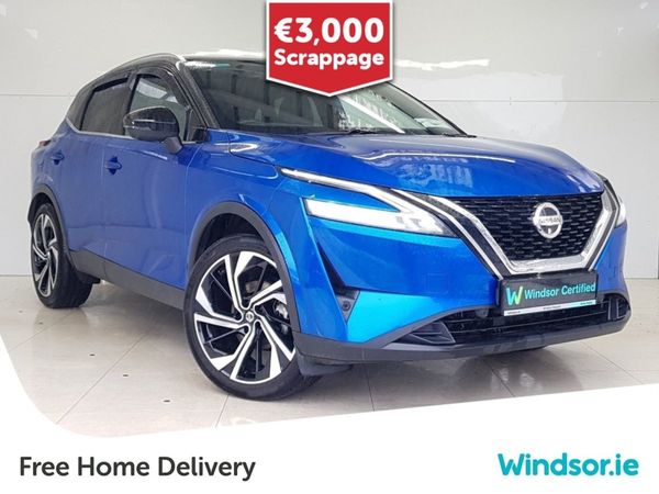 Nissan Qashqai Crossover, Petrol, 2022, Blue