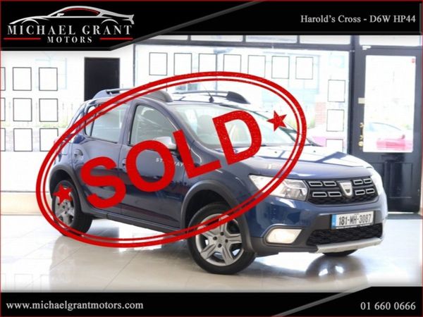Dacia Sandero Stepway Crossover, Petrol, 2018, Blue