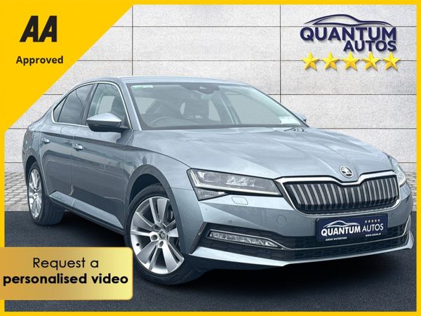 Skoda Superb Saloon, Petrol Hybrid, 2021, Grey