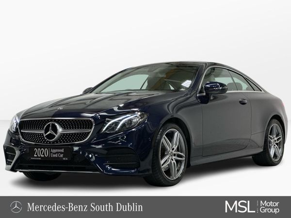 Mercedes-Benz E-Class Coupe, Petrol, 2020, Blue