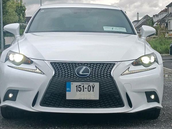 Lexus IS Saloon, Petrol Hybrid, 2015, White