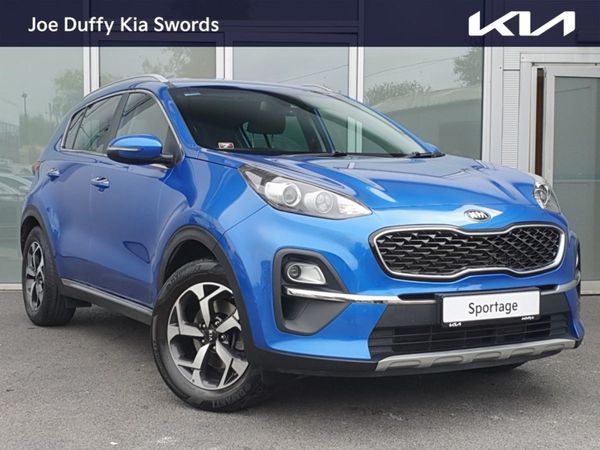 Kia Sportage SUV, Diesel Hybrid, 2021, Blue