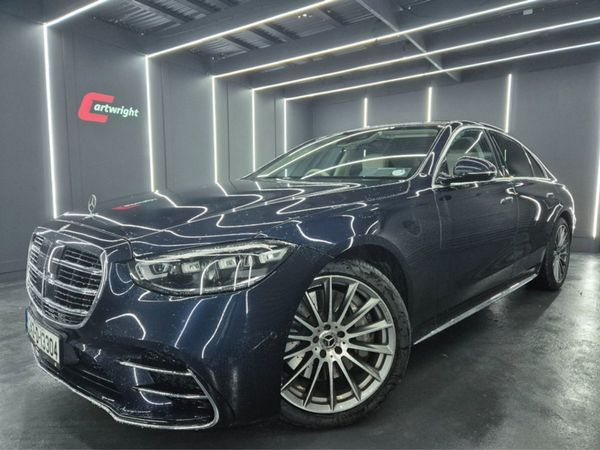 Mercedes-Benz S-Class Saloon, Diesel Hybrid, 2024, Blue