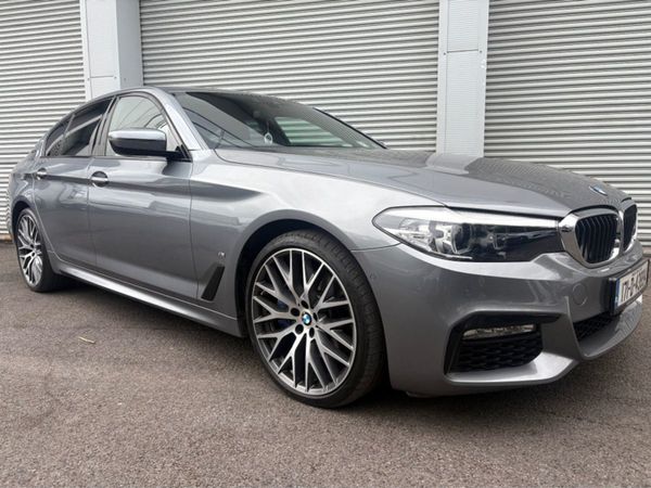 BMW 5-Series Saloon, Hybrid, 2017, Grey