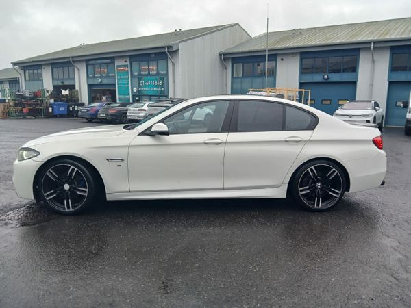 BMW 5-Series Saloon, Diesel, 2014, White